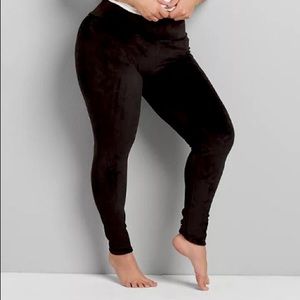 Lane Bryant Woman’s Velvet Legging Size 18/20